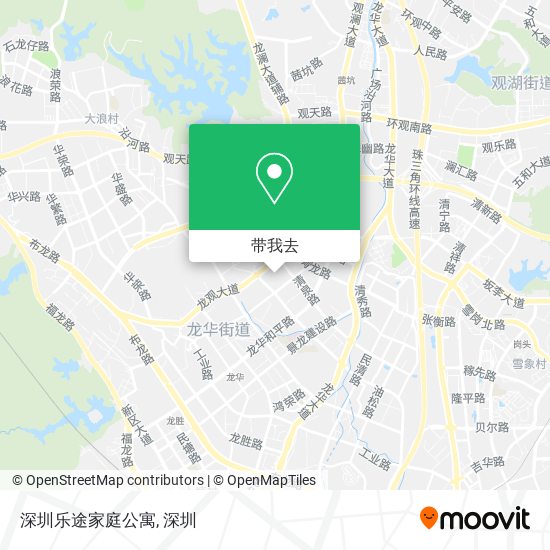 深圳乐途家庭公寓地图