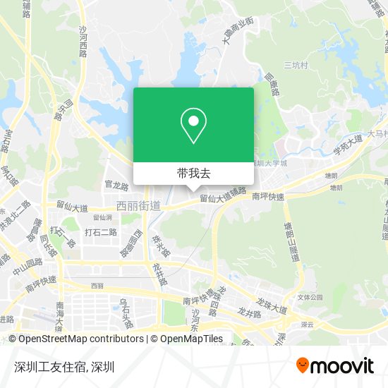 深圳工友住宿地图