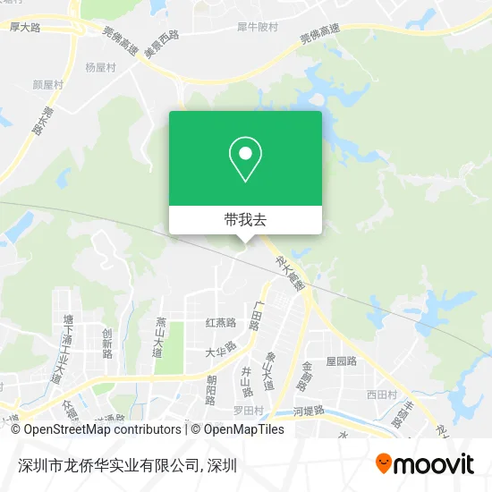 深圳市龙侨华实业有限公司地图