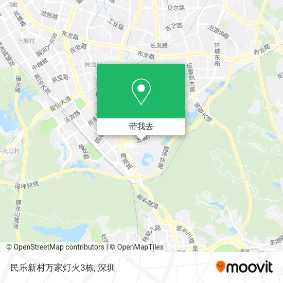 民乐新村万家灯火3栋地图