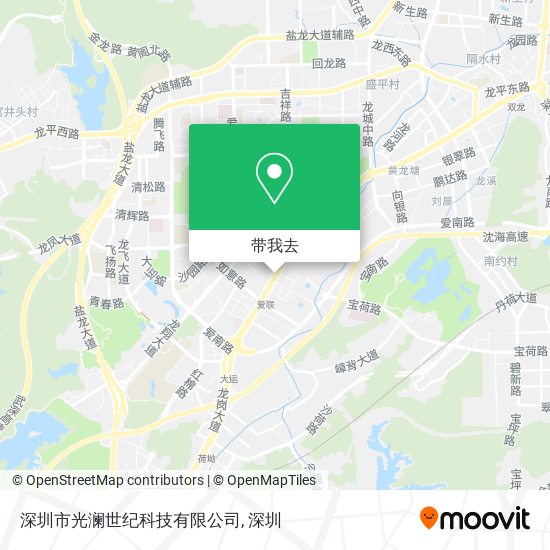 深圳市光澜世纪科技有限公司地图