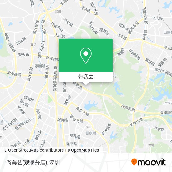 尚美艺(观澜分店)地图