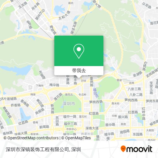 深圳市深镐装饰工程有限公司地图