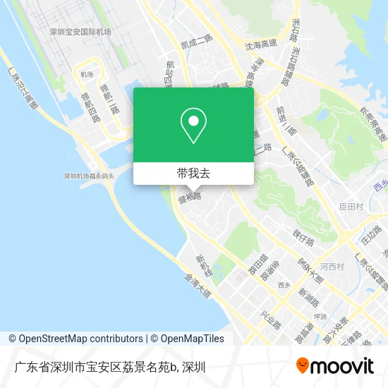 广东省深圳市宝安区荔景名苑b地图