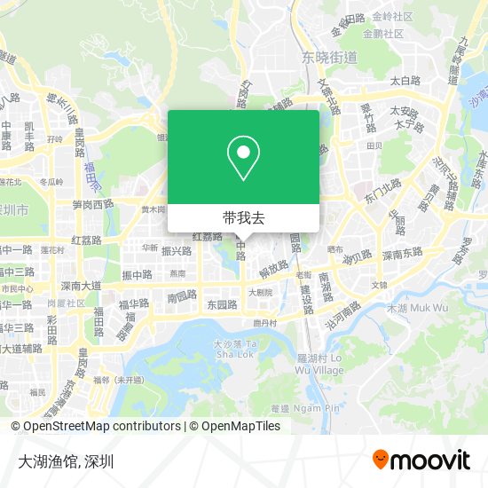 大湖渔馆地图