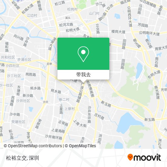 松裕立交地图