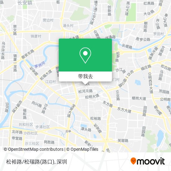 松裕路/松瑞路(路口)地图