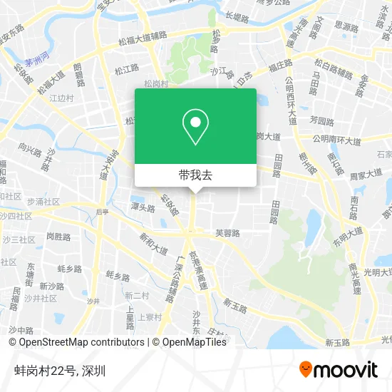 蚌岗村22号地图