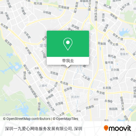 深圳一九爱心网络服务发展有限公司地图