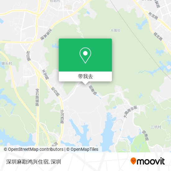 深圳麻勘鸿兴住宿地图