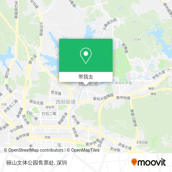 丽山文体公园售票处地图