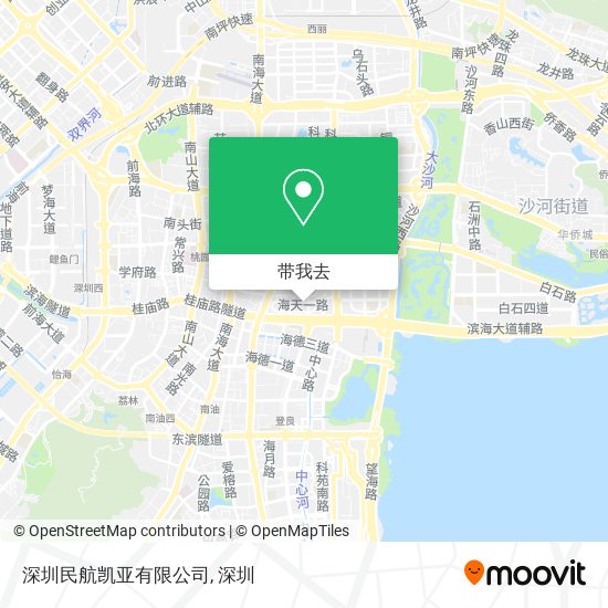 深圳民航凯亚有限公司地图