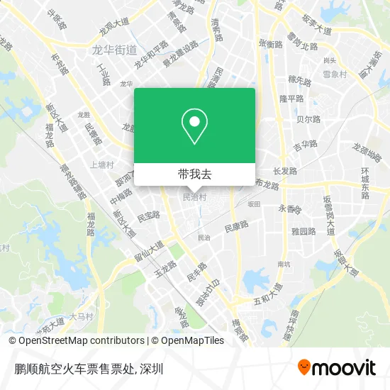 鹏顺航空火车票售票处地图