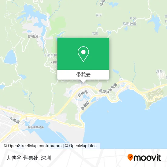 大侠谷-售票处地图