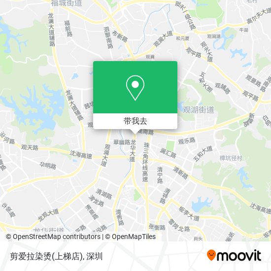 剪爱拉染烫(上梯店)地图