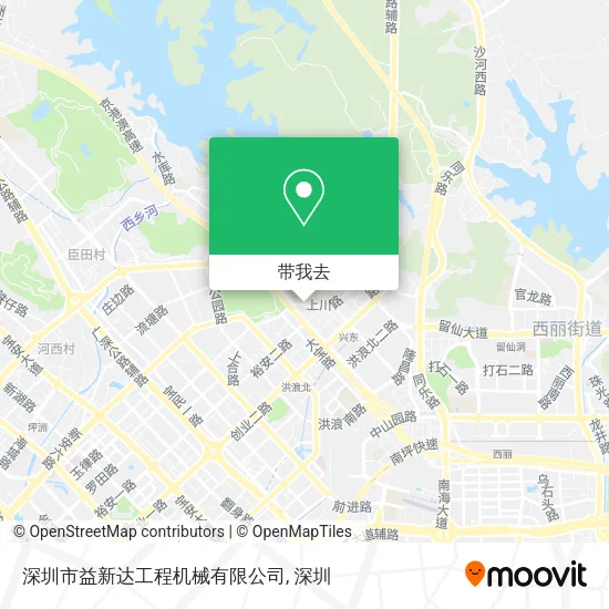 深圳市益新达工程机械有限公司地图