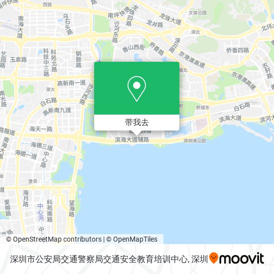 深圳市公安局交通警察局交通安全教育培训中心地图
