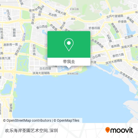 欢乐海岸荃園艺术空间地图