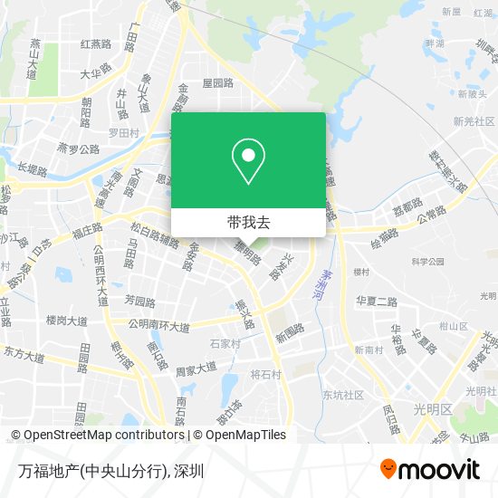 万福地产(中央山分行)地图
