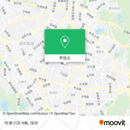 恒泰小区-6栋地图
