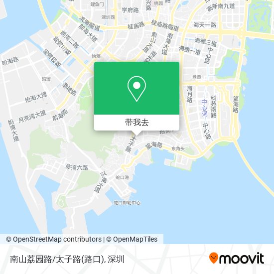 南山荔园路/太子路(路口)地图