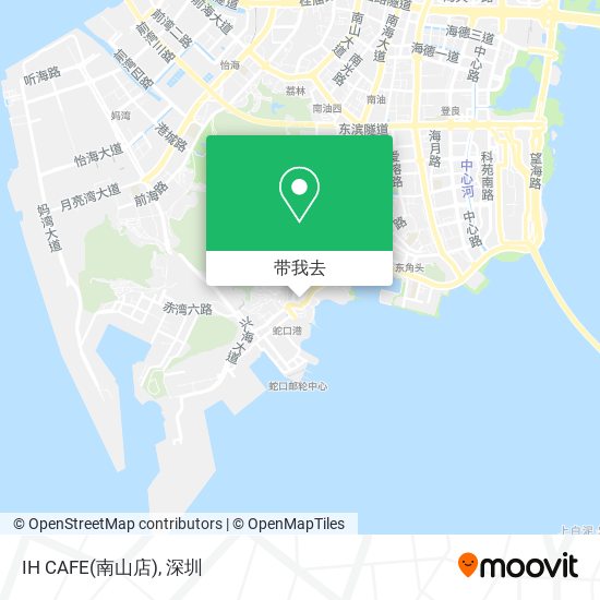 IH CAFE(南山店)地图