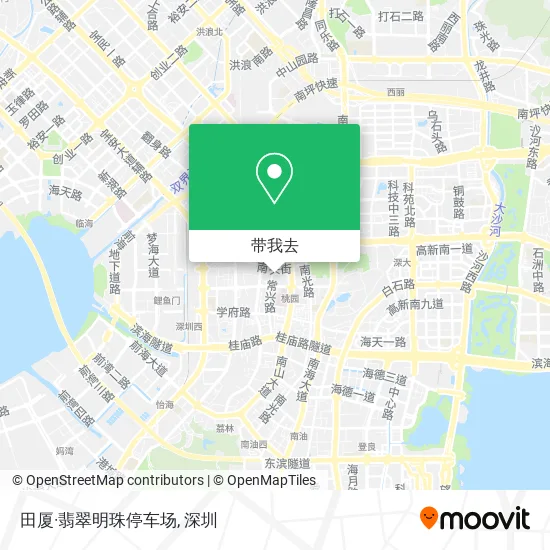 田厦·翡翠明珠停车场地图
