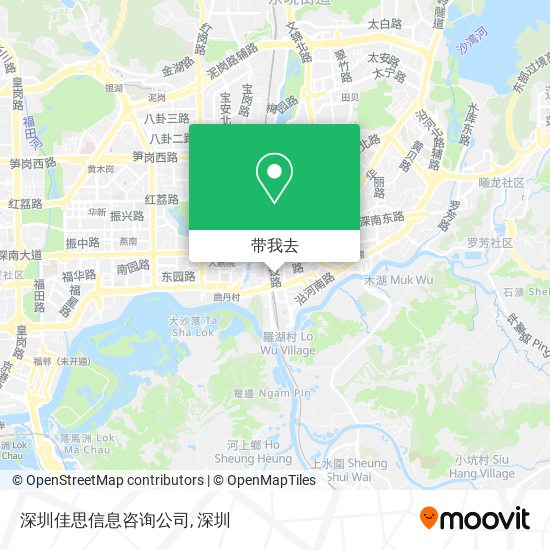 深圳佳思信息咨询公司地图