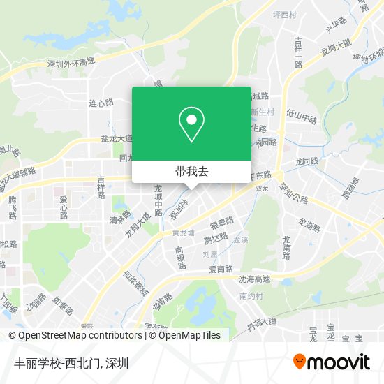 丰丽学校-西北门地图