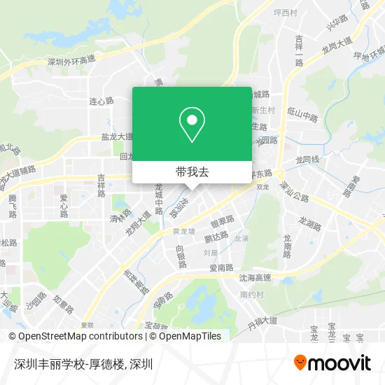深圳丰丽学校-厚德楼地图