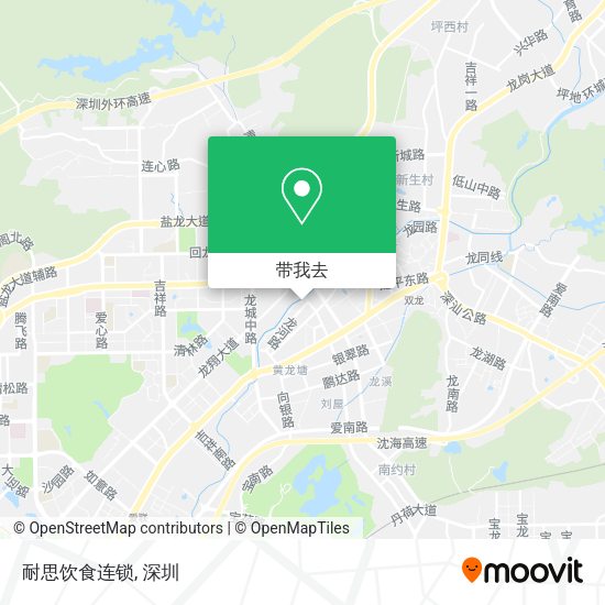 耐思饮食连锁地图