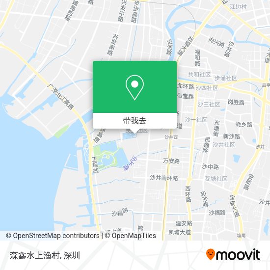 森鑫水上渔村地图