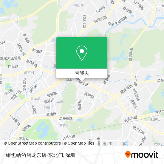 维也纳酒店龙东店-东北门地图