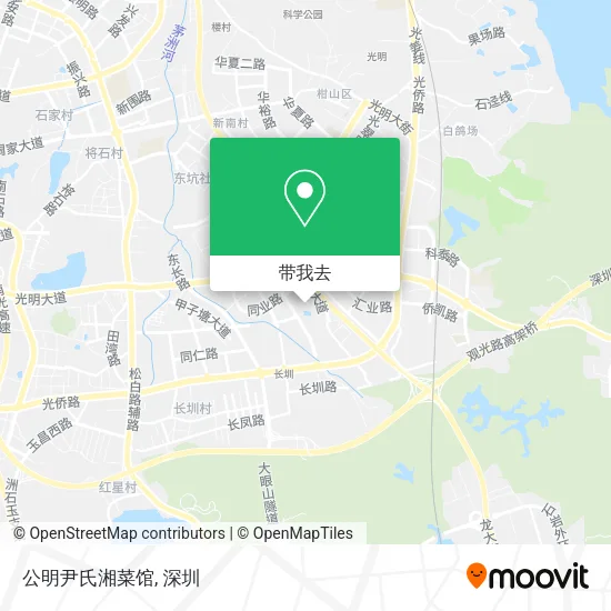 公明尹氏湘菜馆地图