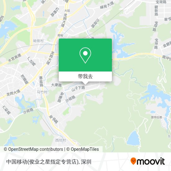 中国移动(俊业之星指定专营店)地图