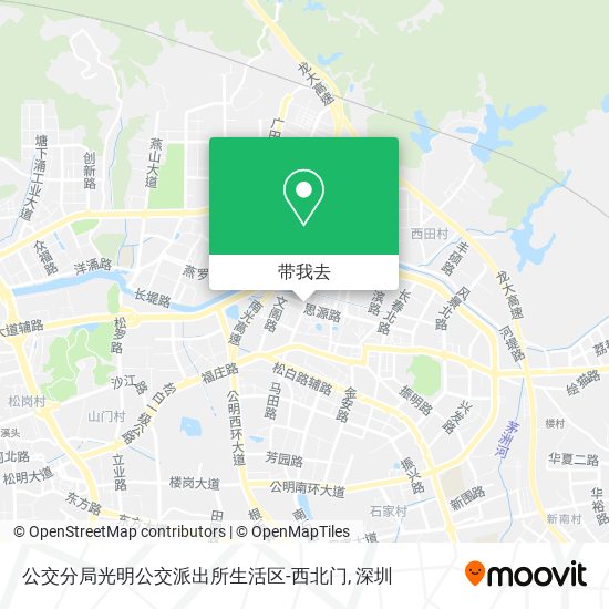 公交分局光明公交派出所生活区-西北门地图