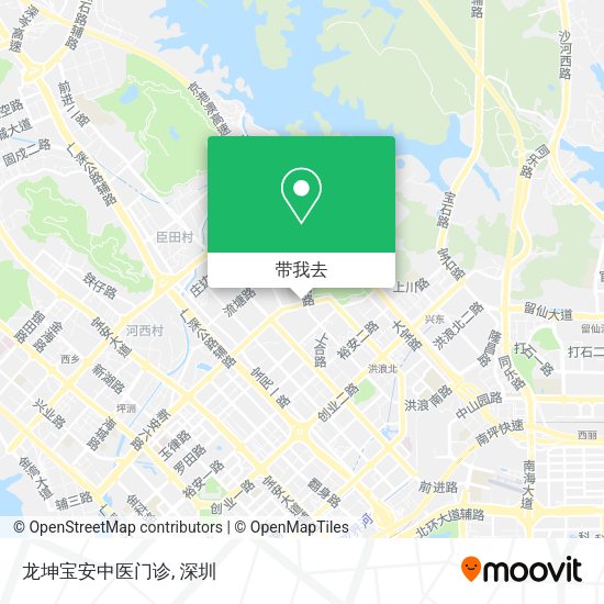 龙坤宝安中医门诊地图