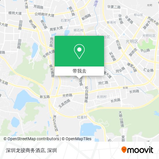 深圳龙骏商务酒店地图