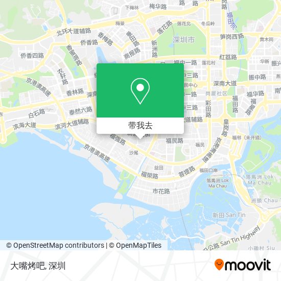 大嘴烤吧地图