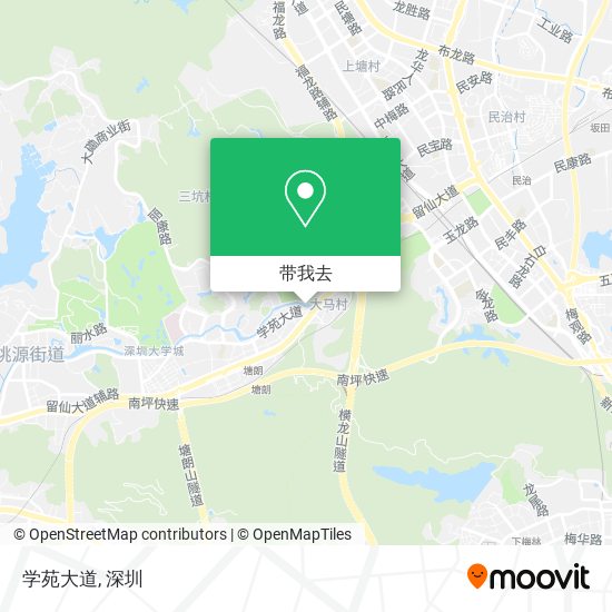学苑大道地图
