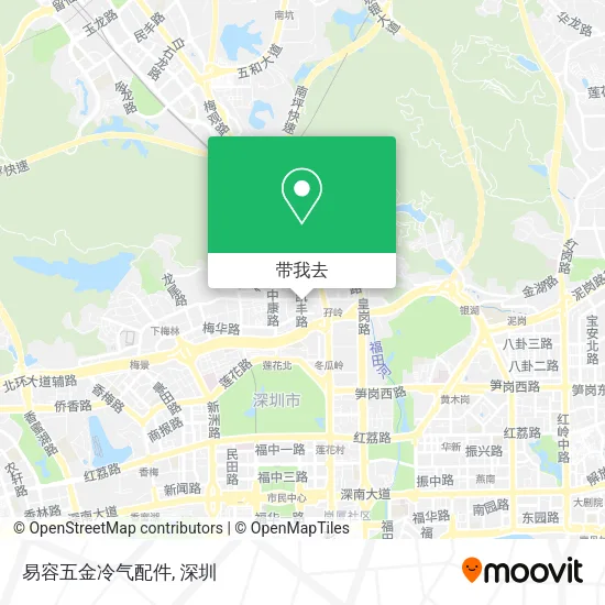 易容五金冷气配件地图