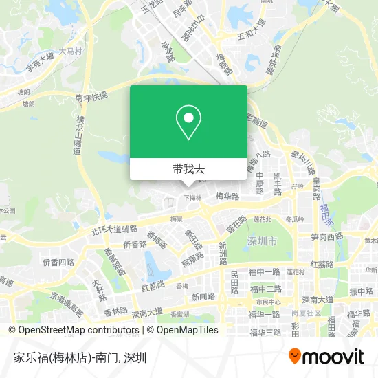 家乐福(梅林店)-南门地图
