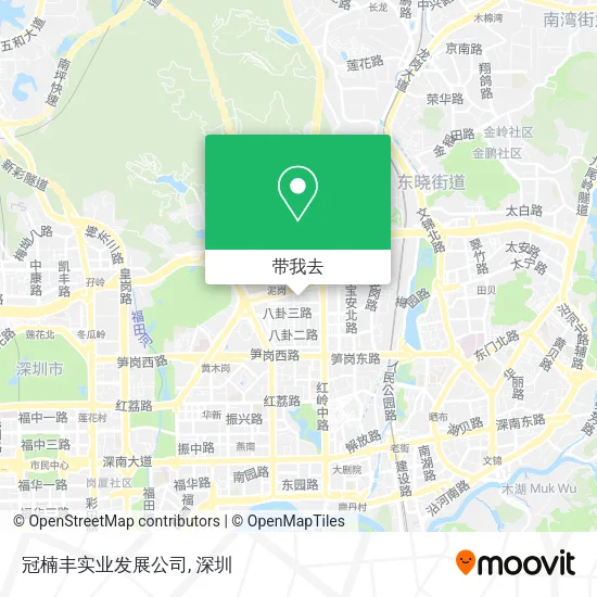 冠楠丰实业发展公司地图