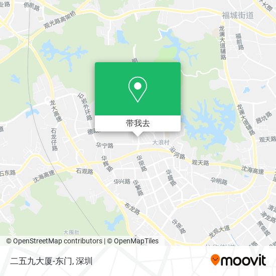 二五九大厦-东门地图