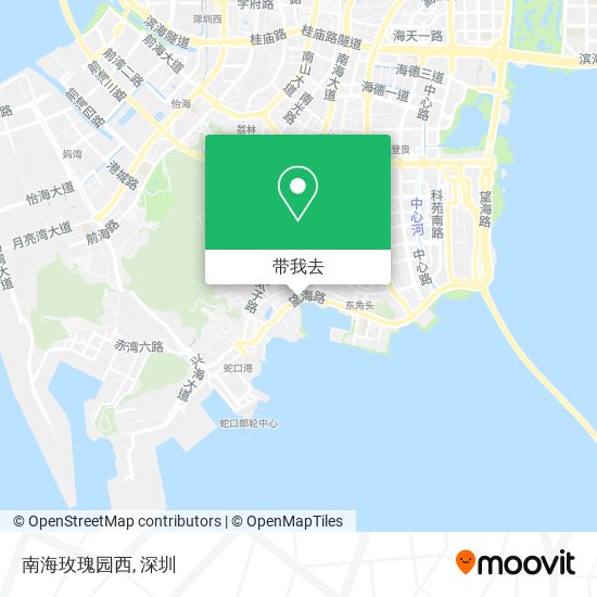 南海玫瑰园西地图