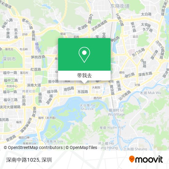 深南中路1025地图