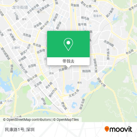 民康路1号地图
