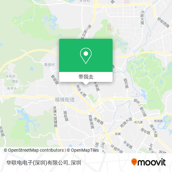 华联电电子(深圳)有限公司地图