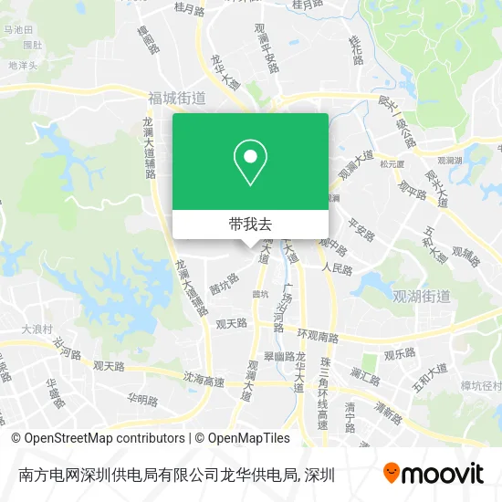 南方电网深圳供电局有限公司龙华供电局地图