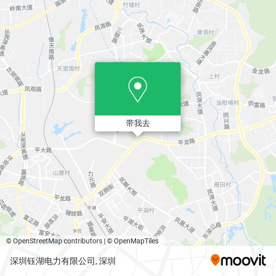 深圳钰湖电力有限公司地图